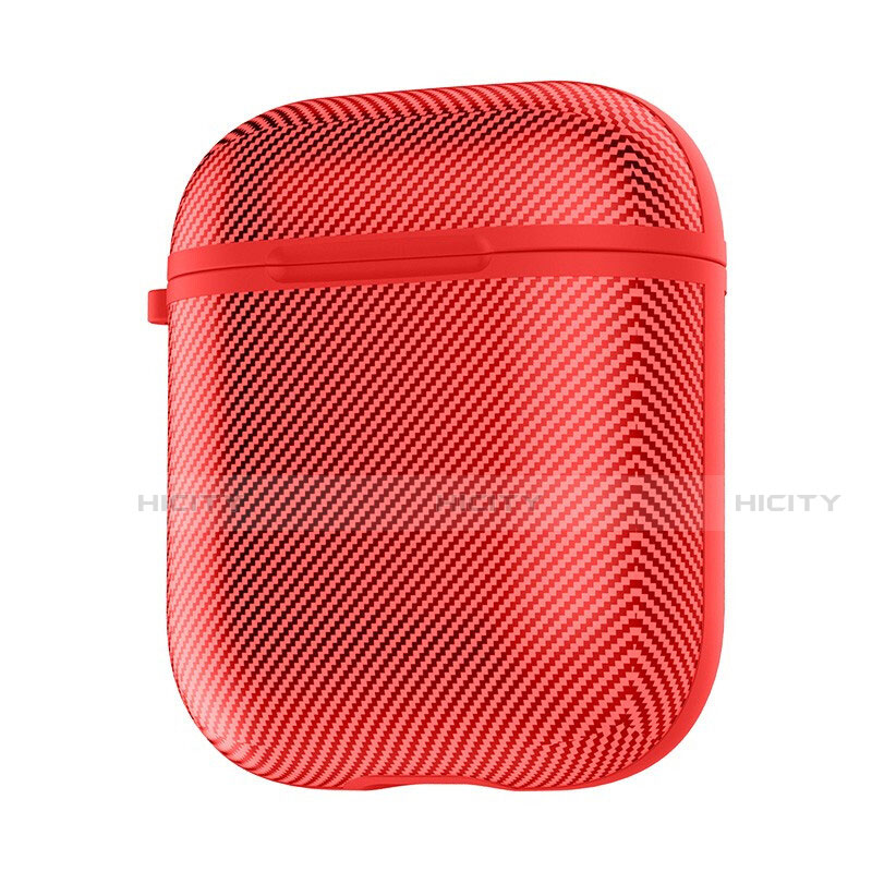 Funda de Silicona con Mosqueton Enchufe para AirPods Carcasa de Carga C09