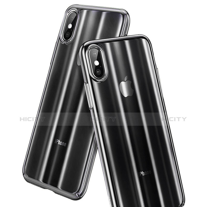 Funda Dura Cristal Plastico Rigida Transparente H01 para Apple iPhone X Claro