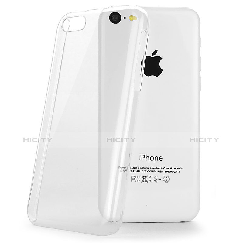 Funda Dura Cristal Plastico Rigida Transparente para Apple iPhone 5C Claro
