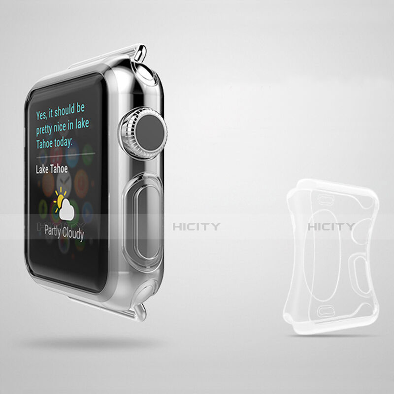 Funda Dura Cristal Plastico Rigida Transparente para Apple iWatch 2 38mm Claro