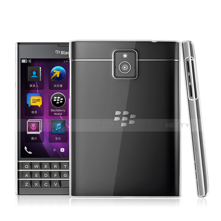 Funda Dura Cristal Plastico Rigida Transparente para Blackberry Passport Q30 Claro
