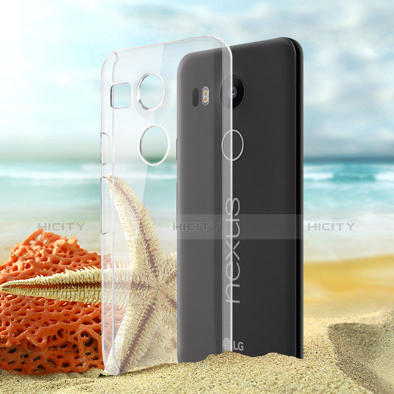 Funda Dura Cristal Plastico Rigida Transparente para Google Nexus 5X Claro