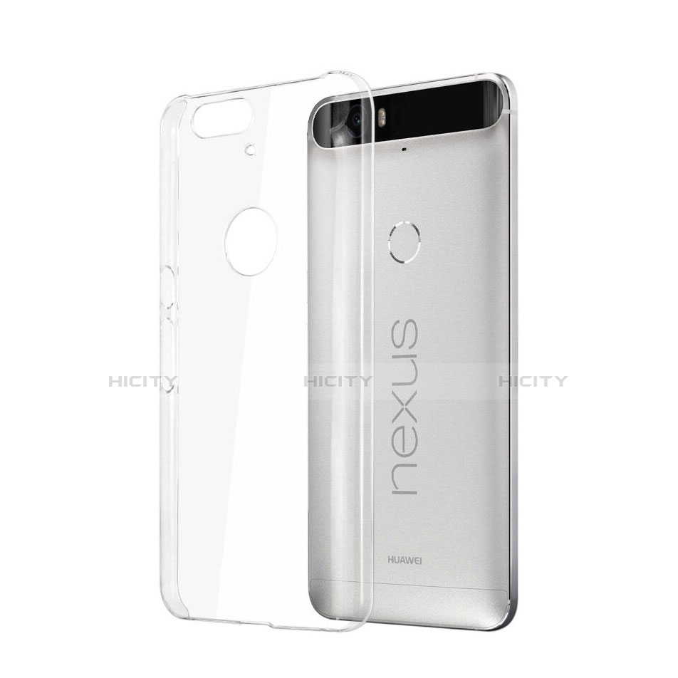 Funda Dura Cristal Plastico Rigida Transparente para Google Nexus 6P Claro