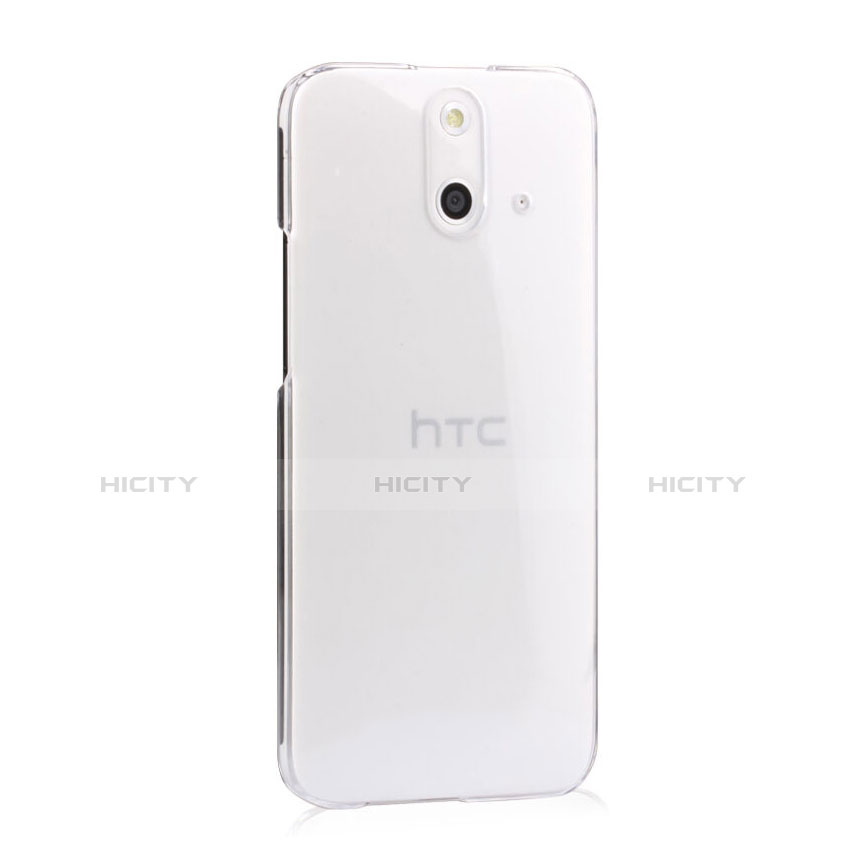 Funda Dura Cristal Plastico Rigida Transparente para HTC One E8 Claro