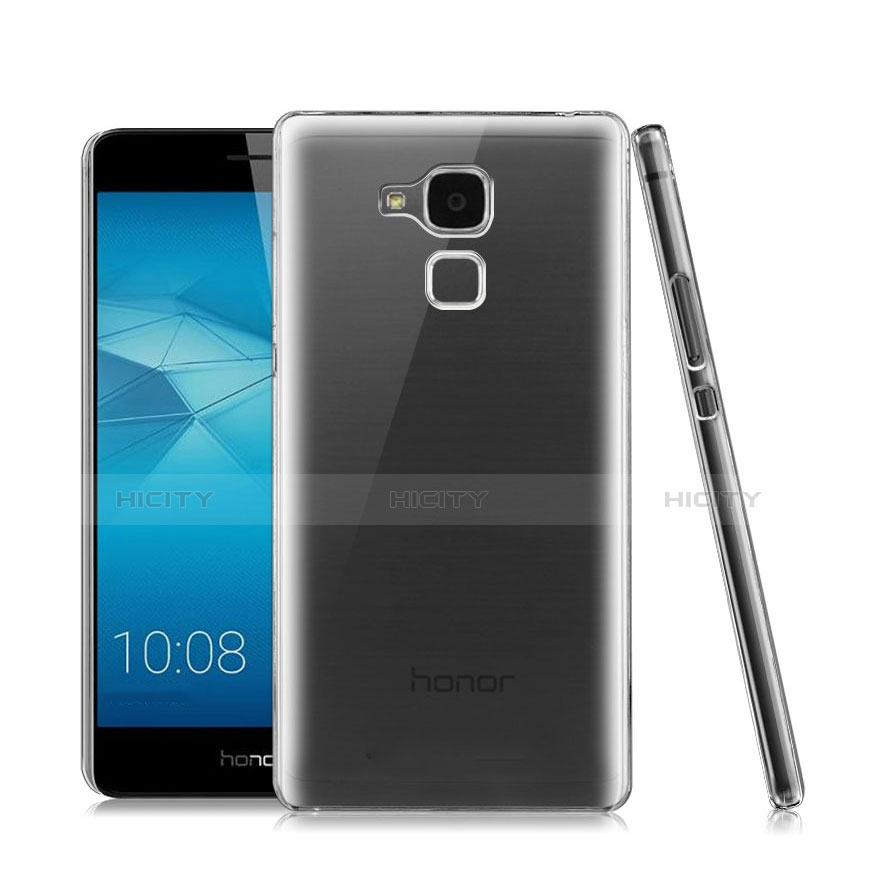 Funda Dura Cristal Plastico Rigida Transparente para Huawei Honor 5C Claro