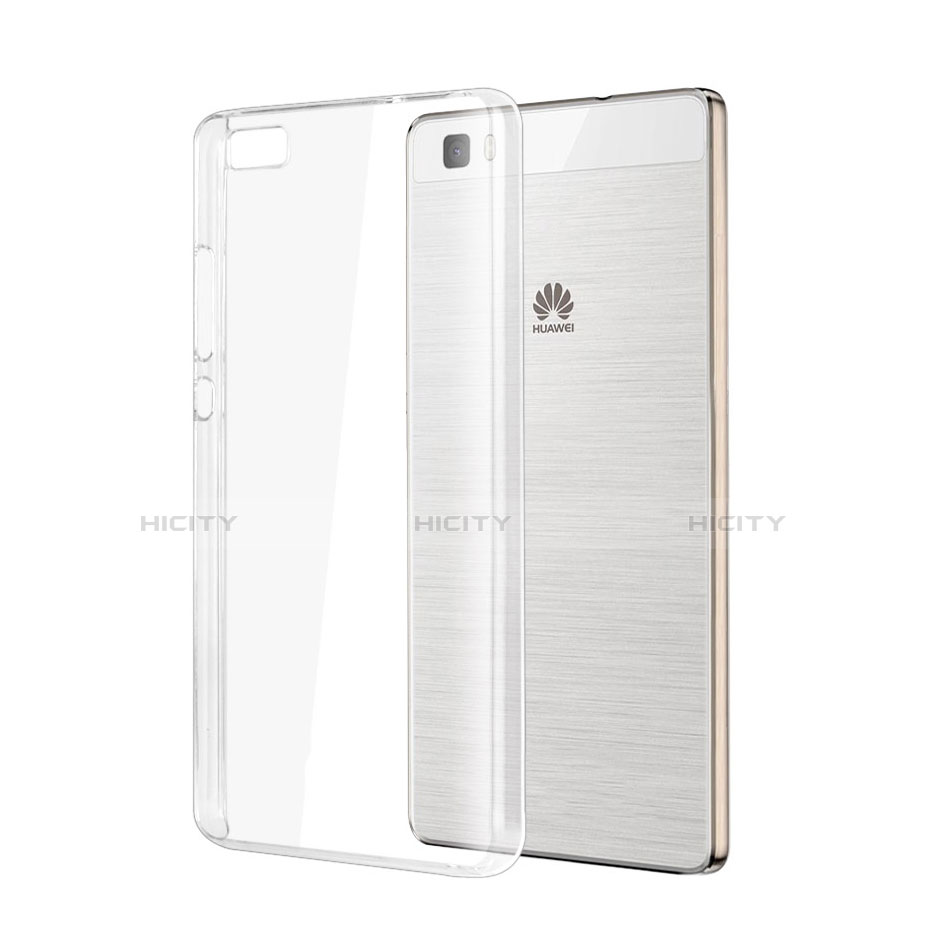 Funda Dura Cristal Plastico Rigida Transparente para Huawei P8 Lite Claro