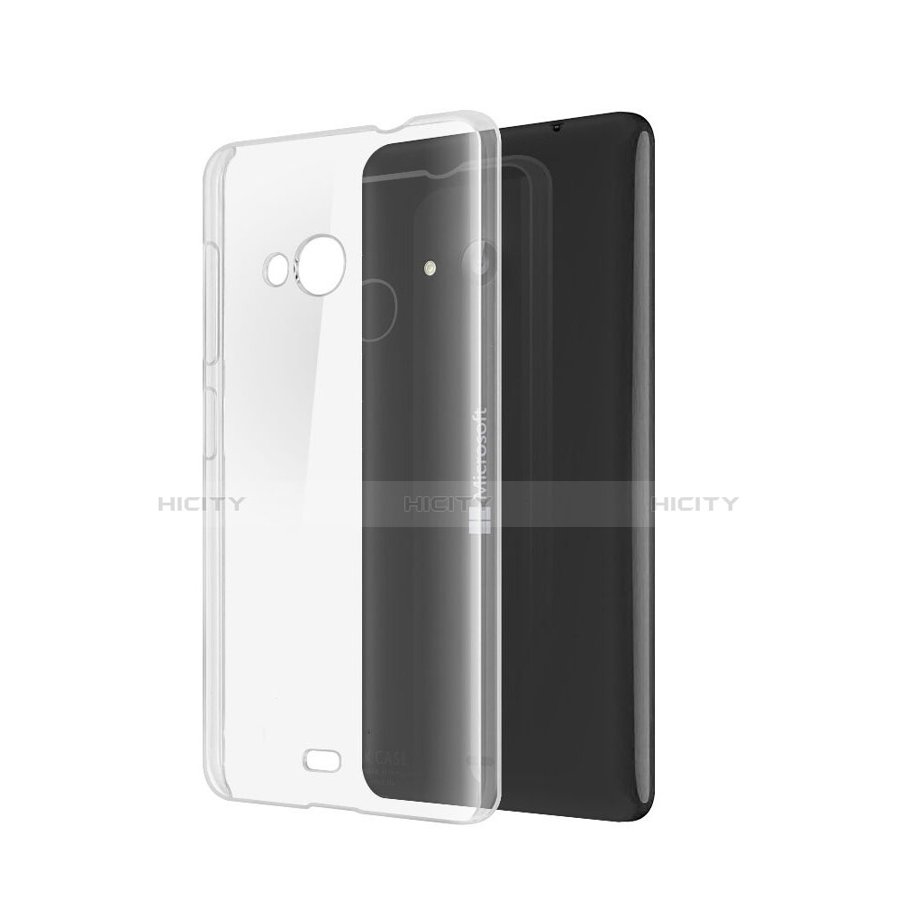 Funda Dura Cristal Plastico Rigida Transparente para Microsoft Lumia 535 Claro