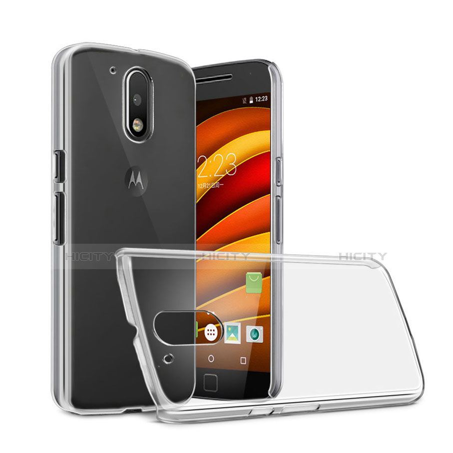 Funda Dura Cristal Plastico Rigida Transparente para Motorola Moto G4 Plus Claro