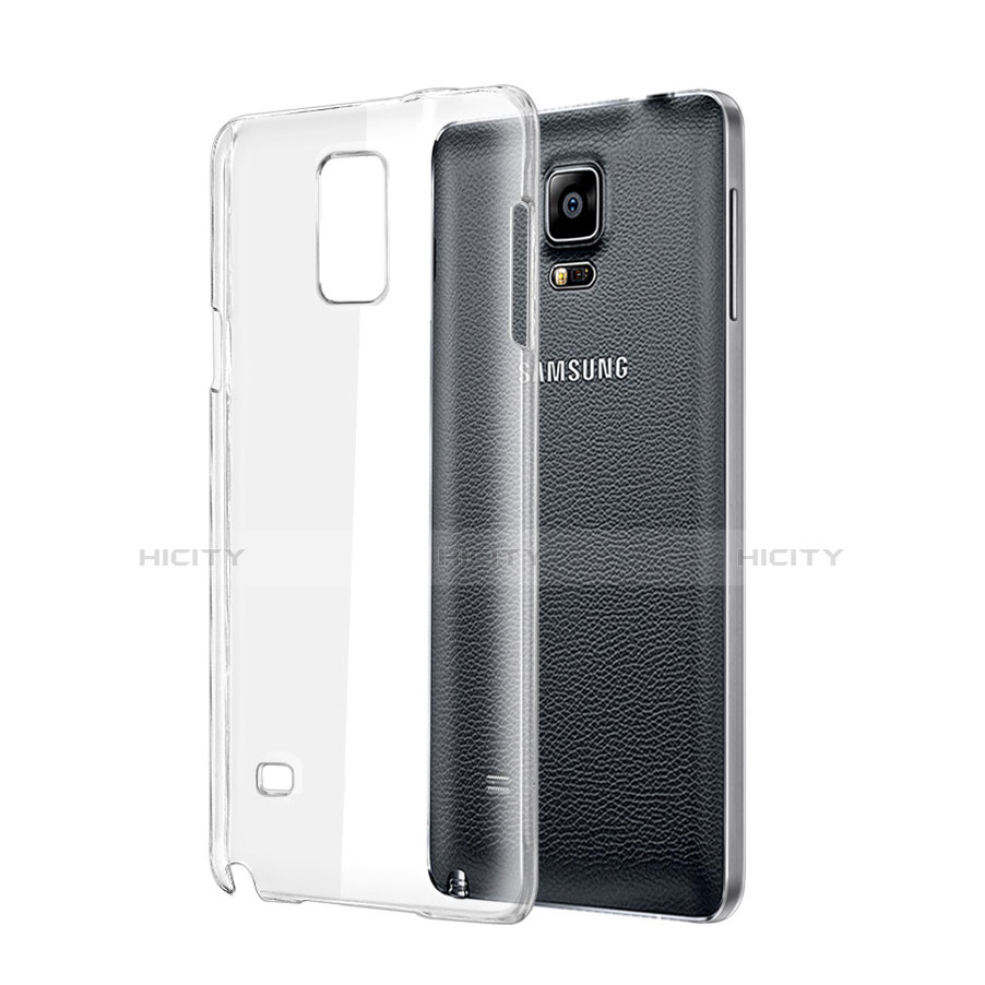 Funda Dura Cristal Plastico Rigida Transparente para Samsung Galaxy Note 4 Duos N9100 Dual SIM Claro
