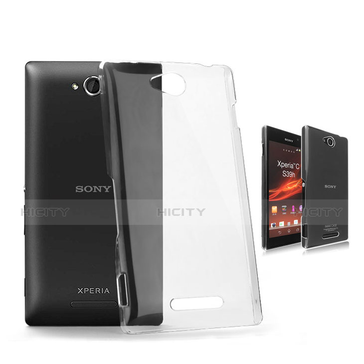 Funda Dura Cristal Plastico Rigida Transparente para Sony Xperia C S39h Claro