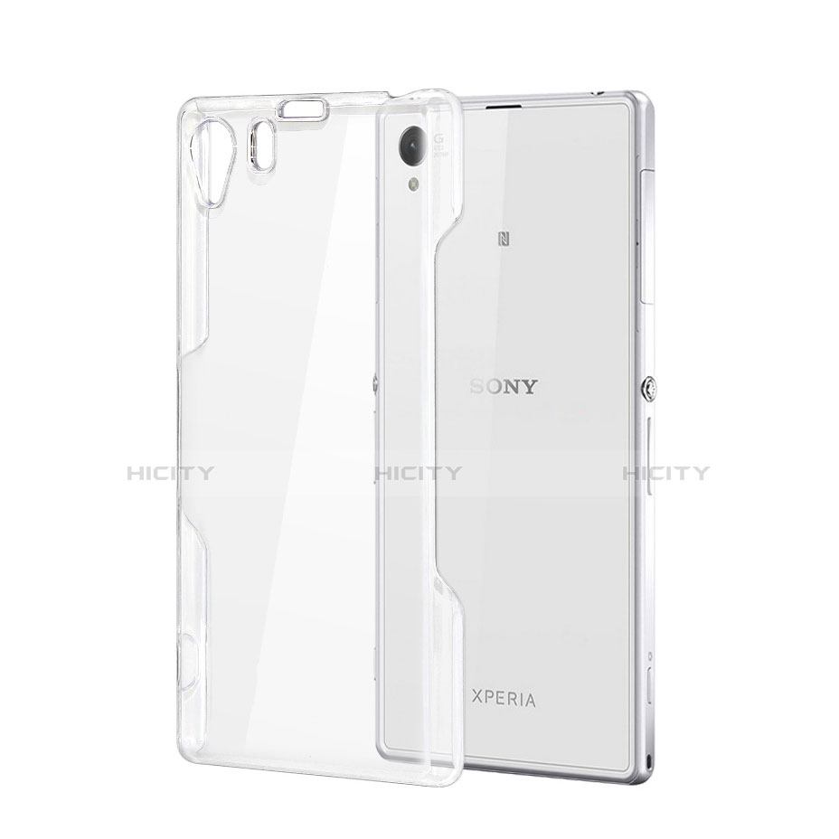 Funda Dura Cristal Plastico Rigida Transparente para Sony Xperia Z1 L39h Claro