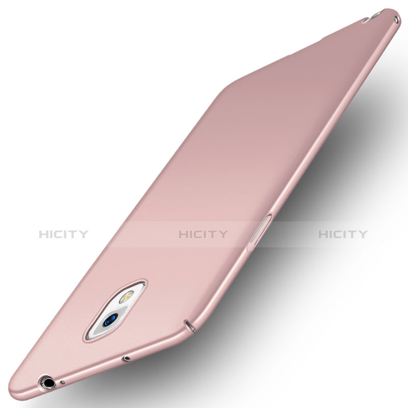 Funda Dura Plastico Rigida Carcasa Fino Arenisca para Samsung Galaxy Note 3 N9000 Oro Rosa