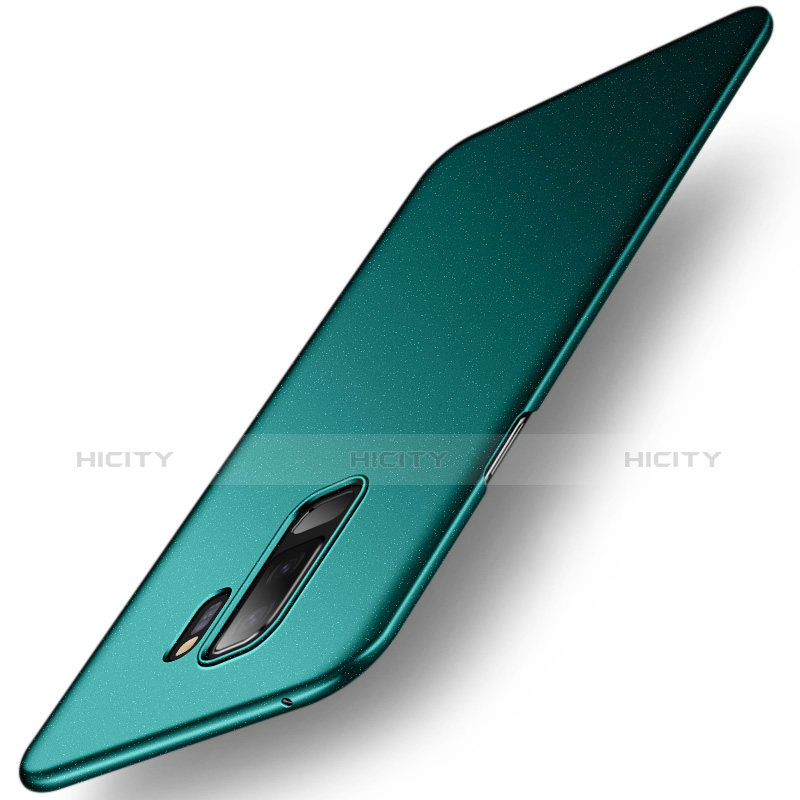 Funda Dura Plastico Rigida Carcasa Fino Arenisca para Samsung Galaxy S9 Plus Verde