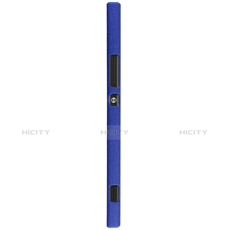 Funda Dura Plastico Rigida Carcasa Fino Arenisca para Sony Xperia XA1 Azul