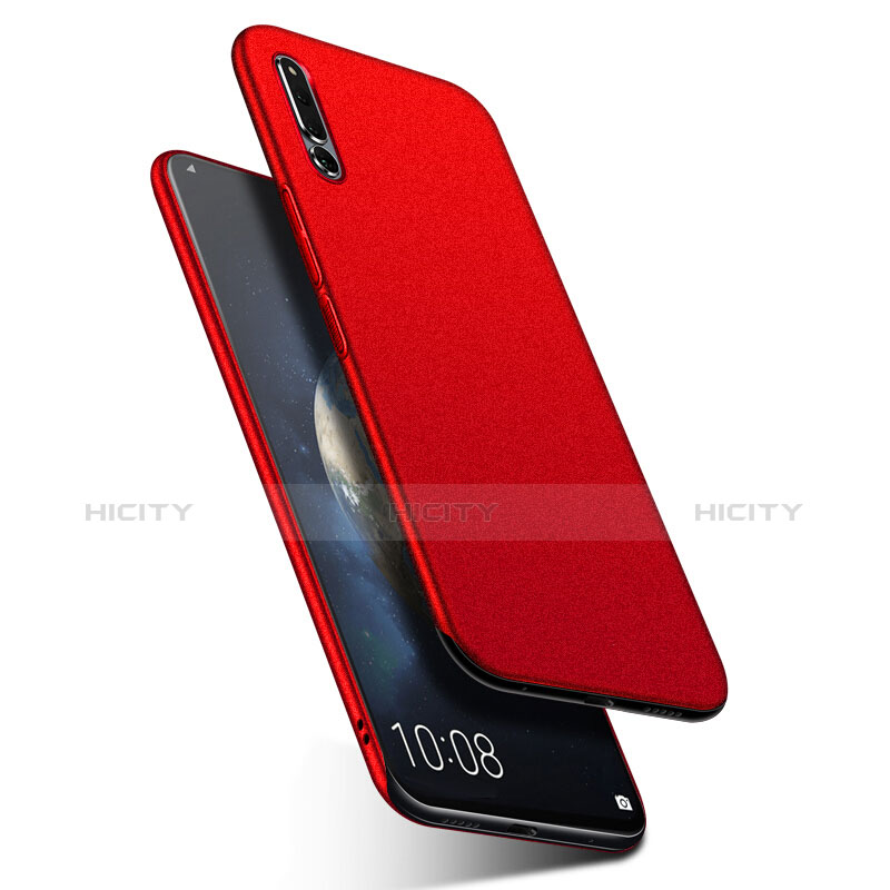 Funda Dura Plastico Rigida Carcasa Fino Arenisca Q01 para Huawei Honor Magic 2 Rojo