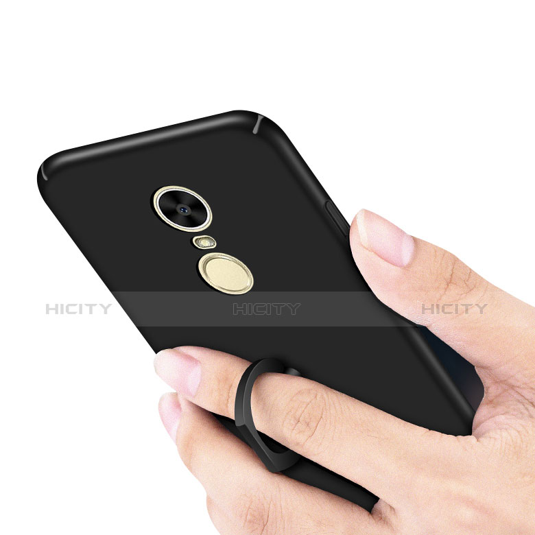 Funda Dura Plastico Rigida Carcasa Mate con Anillo de dedo Soporte A01 para Huawei Enjoy 6