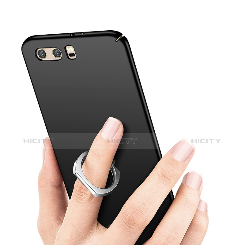 Funda Dura Plastico Rigida Carcasa Mate con Anillo de dedo Soporte A01 para Huawei Honor 9