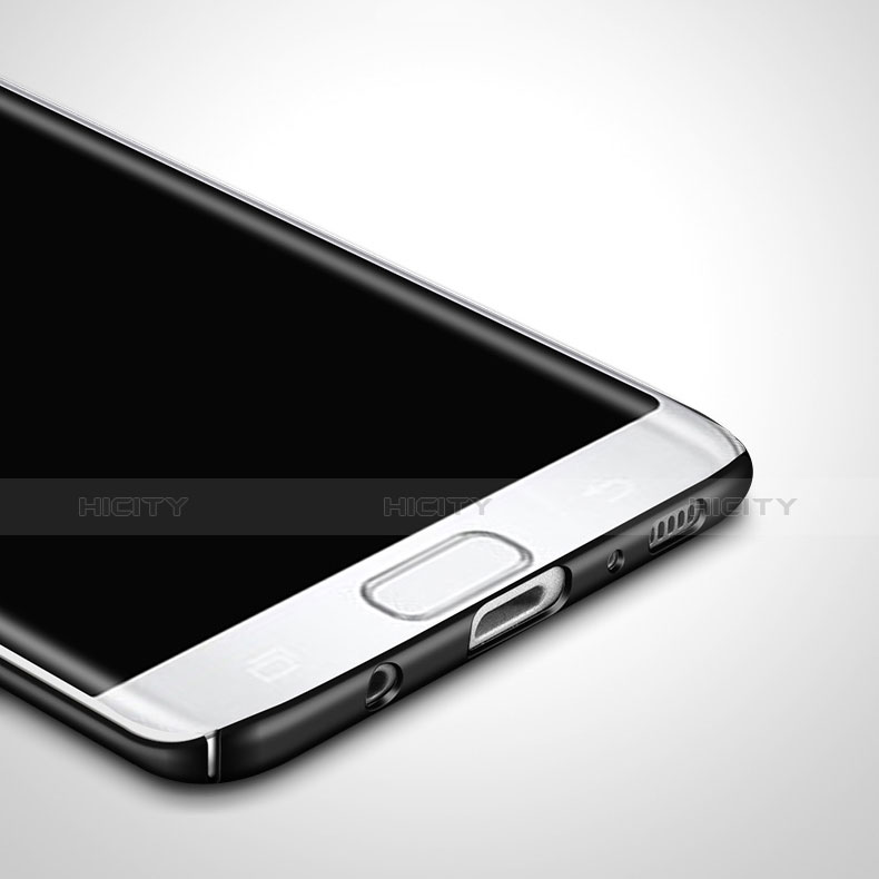 Funda Dura Plastico Rigida Carcasa Mate con Anillo de dedo Soporte A01 para Samsung Galaxy S7 Edge G935F