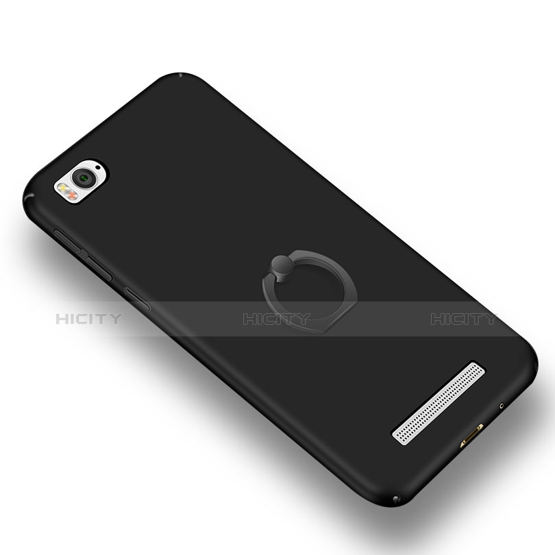 Funda Dura Plastico Rigida Carcasa Mate con Anillo de dedo Soporte A01 para Xiaomi Mi 4C