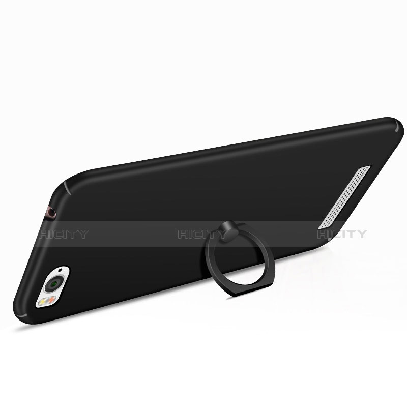 Funda Dura Plastico Rigida Carcasa Mate con Anillo de dedo Soporte A01 para Xiaomi Mi 4i