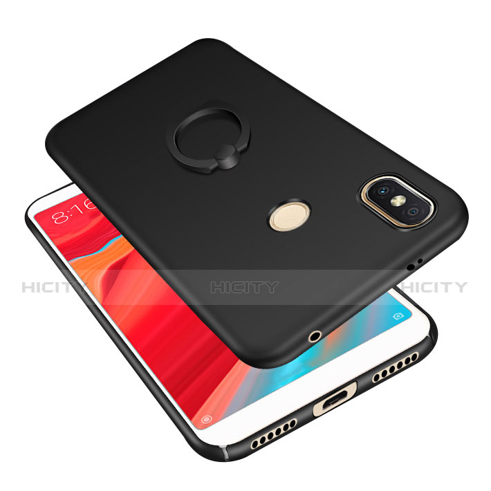 Funda Dura Plastico Rigida Carcasa Mate con Anillo de dedo Soporte A01 para Xiaomi Redmi S2