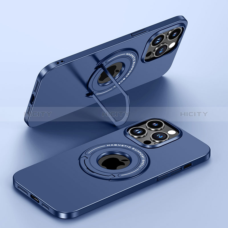 Funda Dura Plastico Rigida Carcasa Mate con Mag-Safe Magnetic JB1 para Apple iPhone 14 Pro Azul