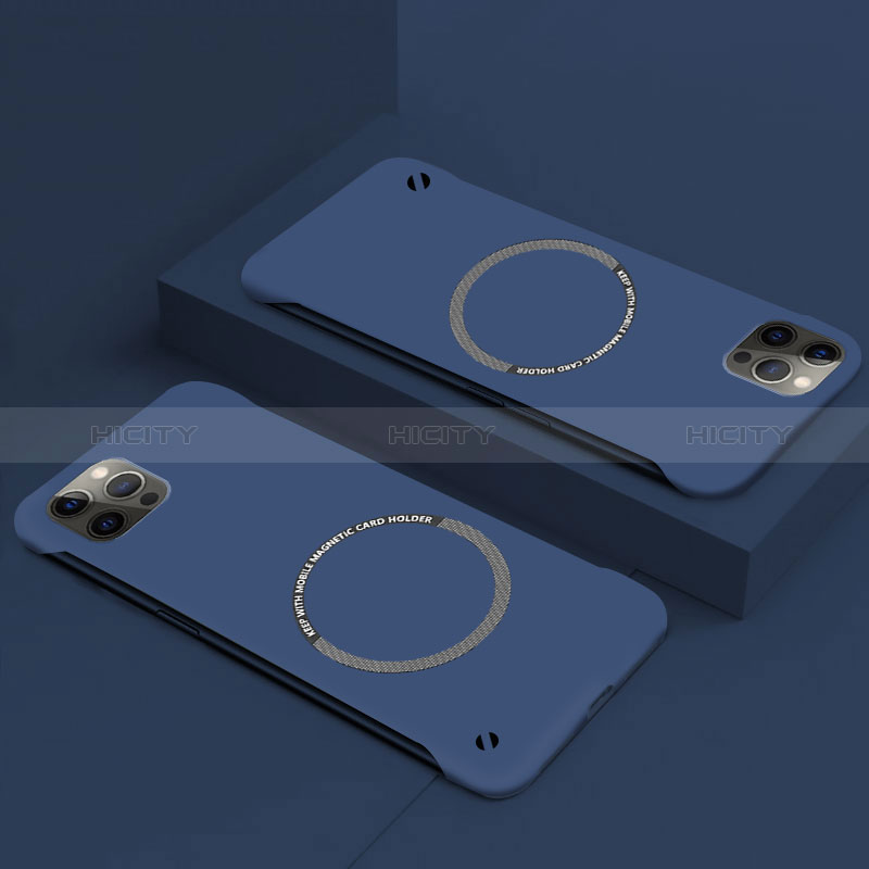 Funda Dura Plastico Rigida Carcasa Mate con Mag-Safe Magnetic P01 para Apple iPhone 14 Azul