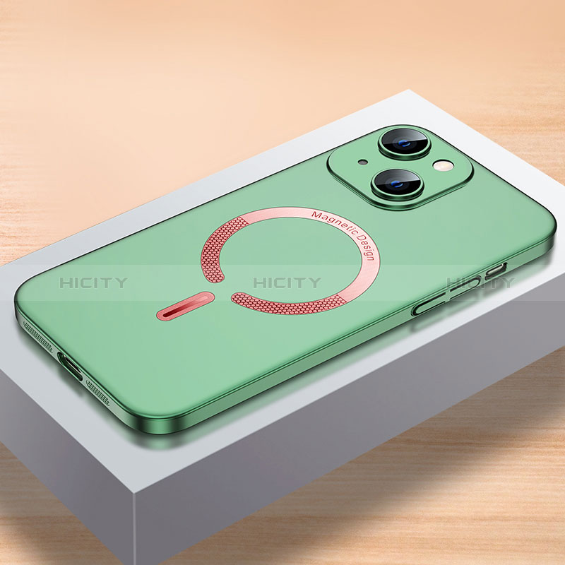 Funda Dura Plastico Rigida Carcasa Mate con Mag-Safe Magnetic QC1 para Apple iPhone 13