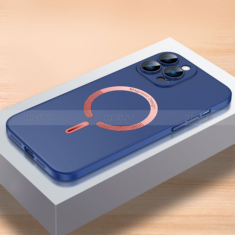 Funda Dura Plastico Rigida Carcasa Mate con Mag-Safe Magnetic QC1 para Apple iPhone 13 Pro