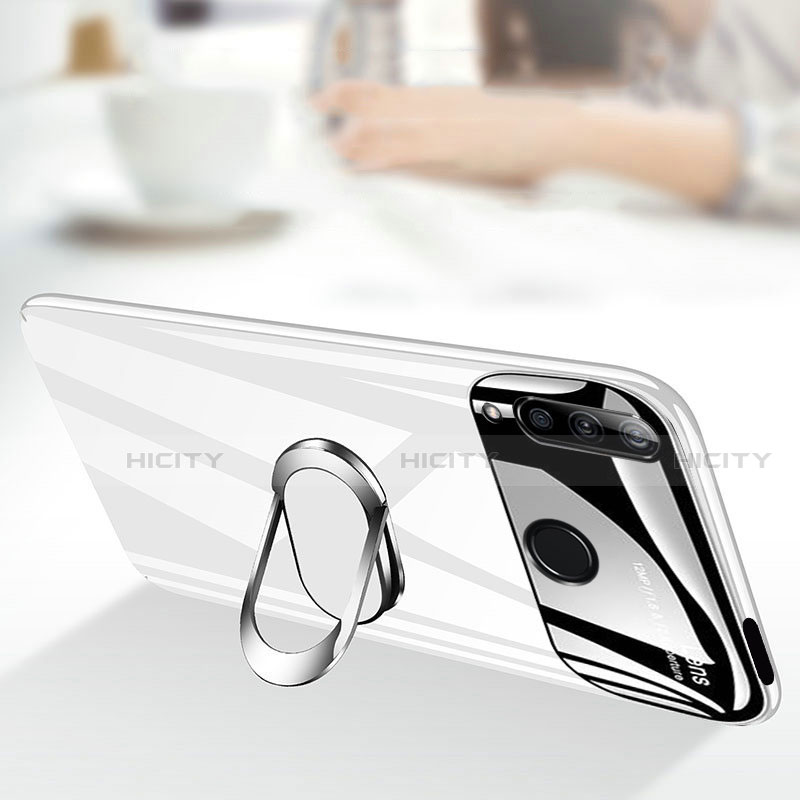 Funda Dura Plastico Rigida Carcasa Mate con Magnetico Anillo de dedo Soporte A01 para Huawei Enjoy 10 Plus