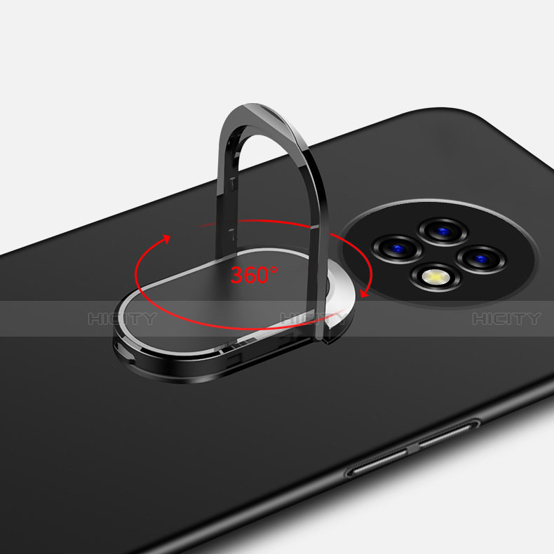 Funda Dura Plastico Rigida Carcasa Mate con Magnetico Anillo de dedo Soporte A01 para Huawei Enjoy 20 Plus 5G