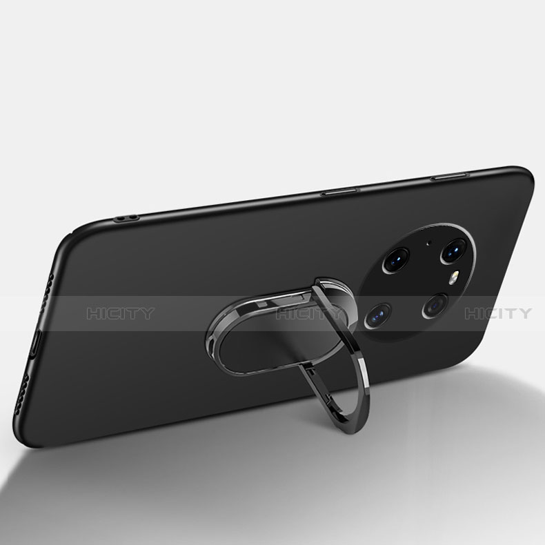 Funda Dura Plastico Rigida Carcasa Mate con Magnetico Anillo de dedo Soporte A01 para Huawei Mate 40 Pro