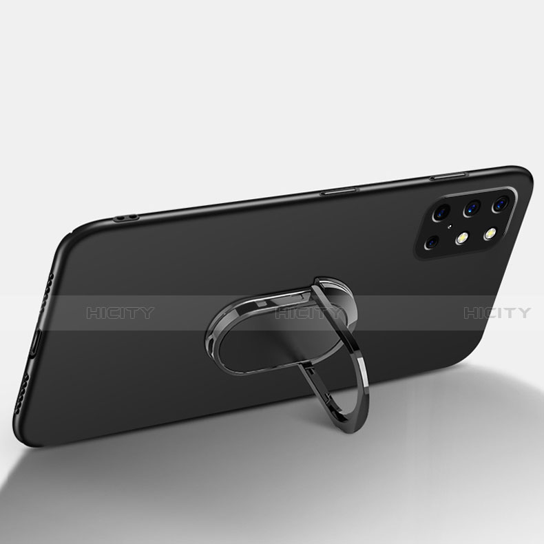 Funda Dura Plastico Rigida Carcasa Mate con Magnetico Anillo de dedo Soporte A01 para OnePlus 8T 5G