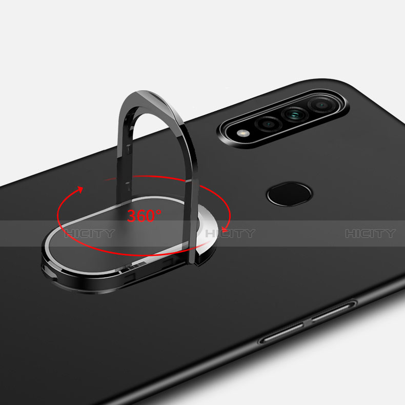 Funda Dura Plastico Rigida Carcasa Mate con Magnetico Anillo de dedo Soporte A01 para Oppo A8