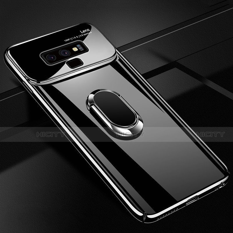 Funda Dura Plastico Rigida Carcasa Mate con Magnetico Anillo de dedo Soporte A01 para Samsung Galaxy Note 9