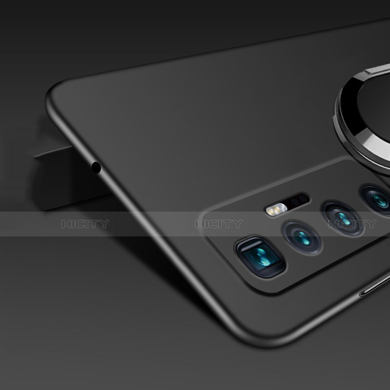Funda Dura Plastico Rigida Carcasa Mate con Magnetico Anillo de dedo Soporte A01 para Xiaomi Mi 10 Ultra