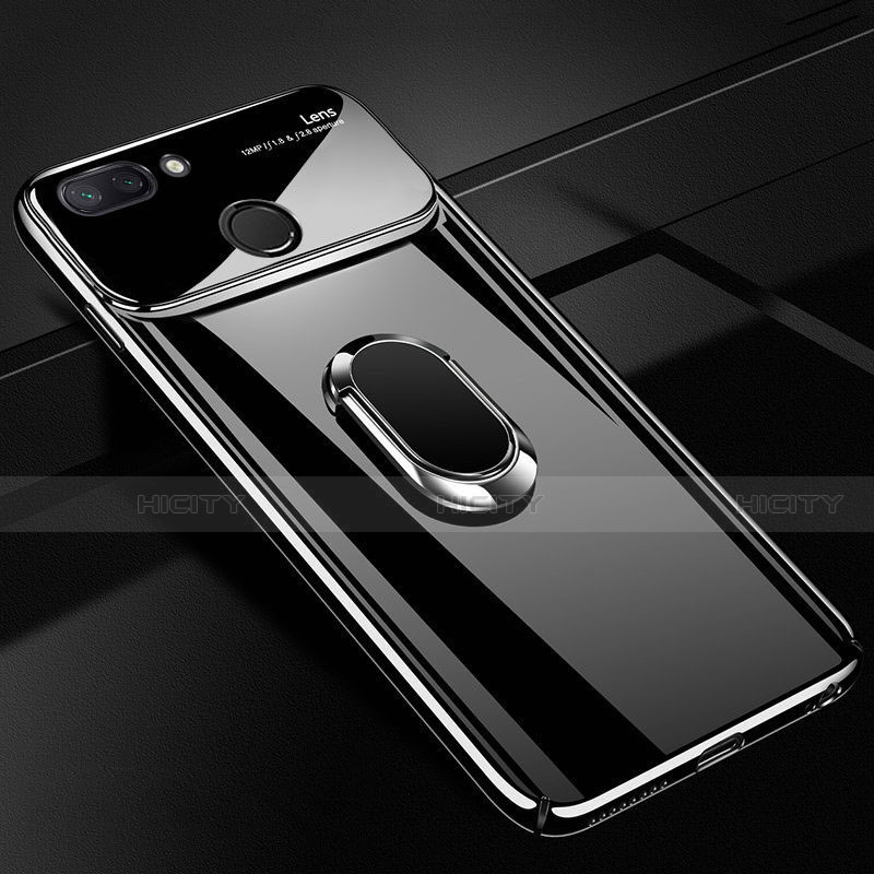 Funda Dura Plastico Rigida Carcasa Mate con Magnetico Anillo de dedo Soporte A01 para Xiaomi Mi 8 Lite