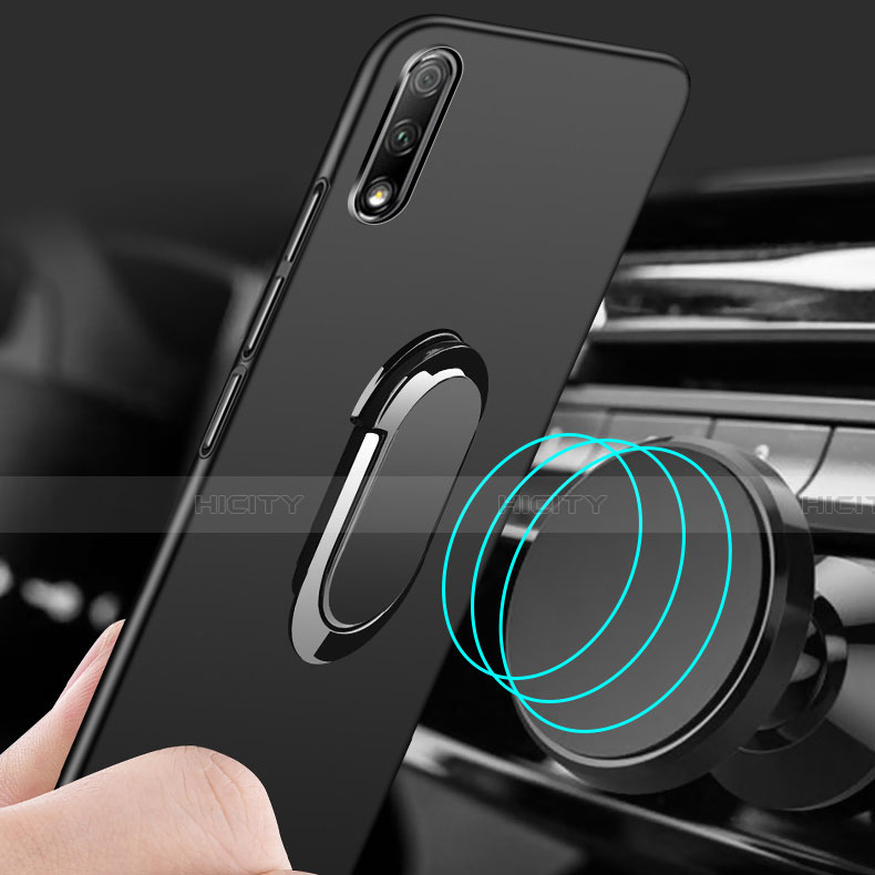 Funda Dura Plastico Rigida Carcasa Mate con Magnetico Anillo de dedo Soporte A04 para Huawei Honor 9X