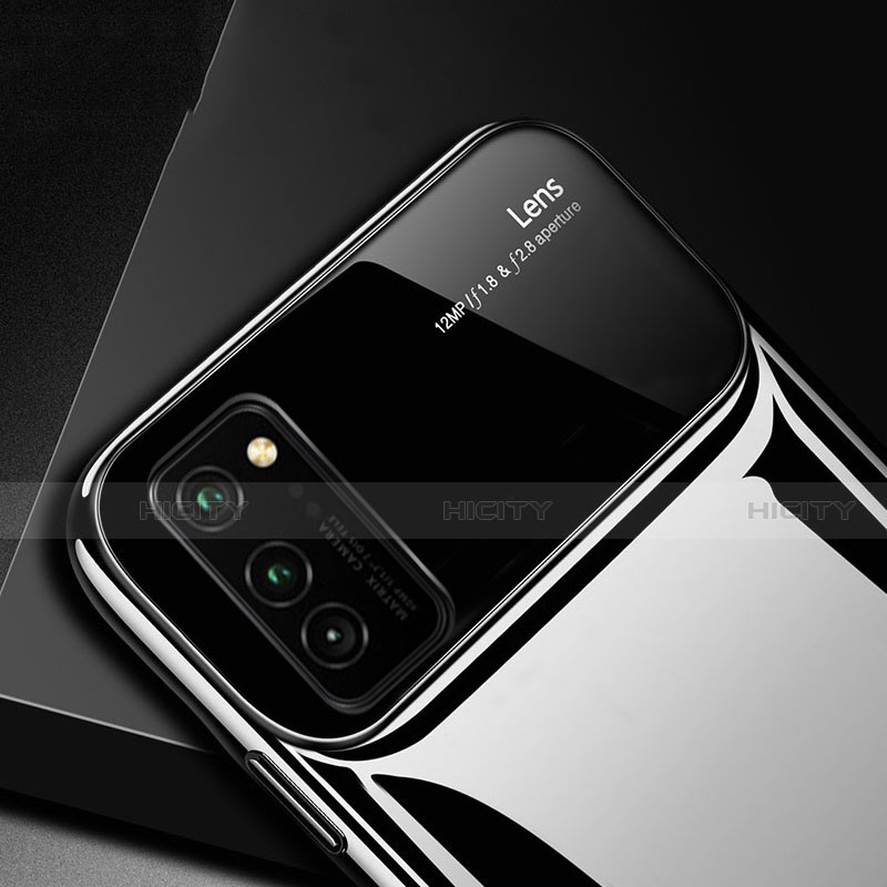 Funda Dura Plastico Rigida Carcasa Mate con Magnetico Anillo de dedo Soporte P01 para Huawei Honor V30 5G