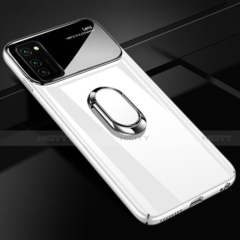 Funda Dura Plastico Rigida Carcasa Mate con Magnetico Anillo de dedo Soporte P01 para Huawei Honor V30 Pro 5G