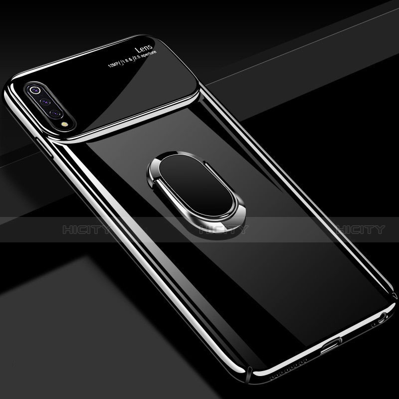 Funda Dura Plastico Rigida Carcasa Mate con Magnetico Anillo de dedo Soporte P02 para Xiaomi Mi A3