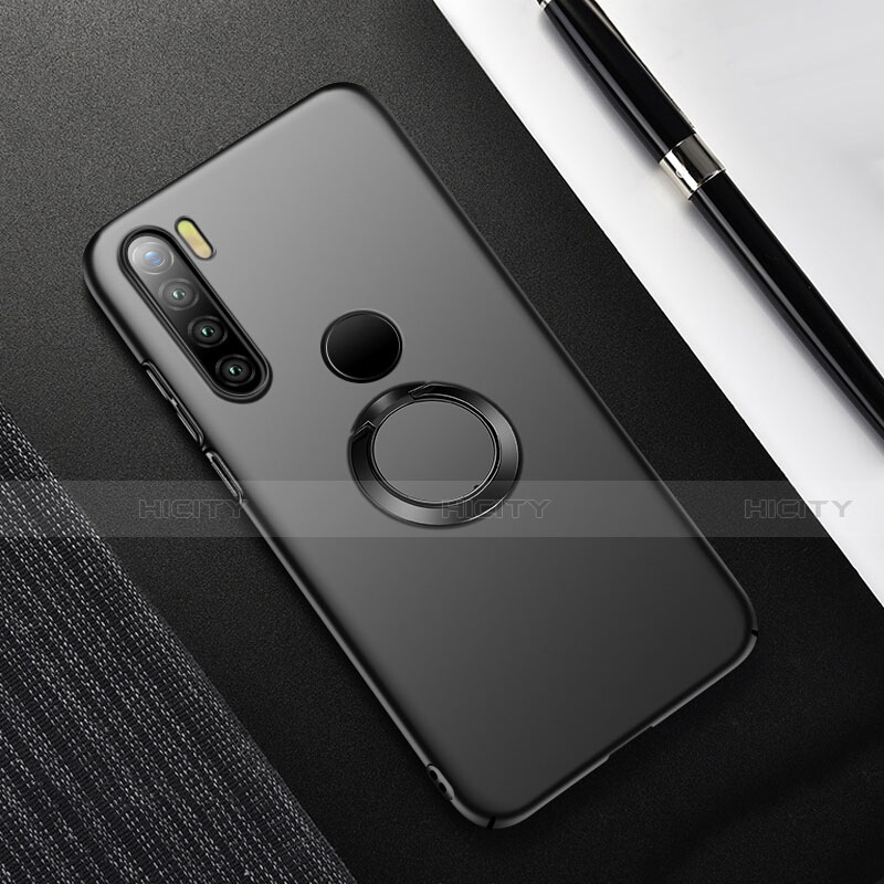 Funda Dura Plastico Rigida Carcasa Mate con Magnetico Anillo de dedo Soporte P02 para Xiaomi Redmi Note 8