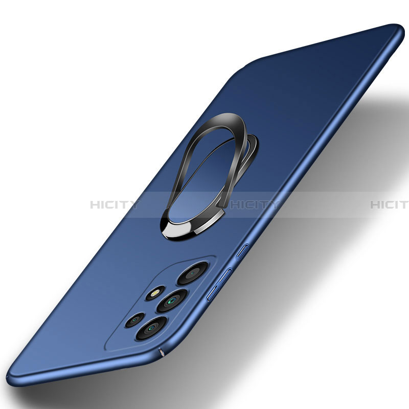 Funda Dura Plastico Rigida Carcasa Mate con Magnetico Anillo de dedo Soporte YK1 para Samsung Galaxy A32 5G