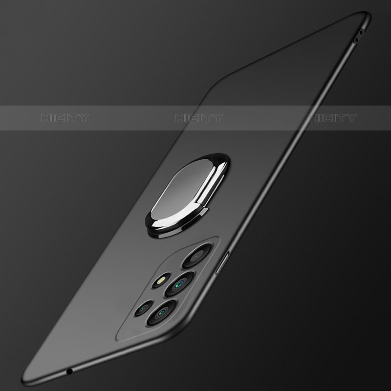 Funda Dura Plastico Rigida Carcasa Mate con Magnetico Anillo de dedo Soporte YK1 para Samsung Galaxy M32 5G