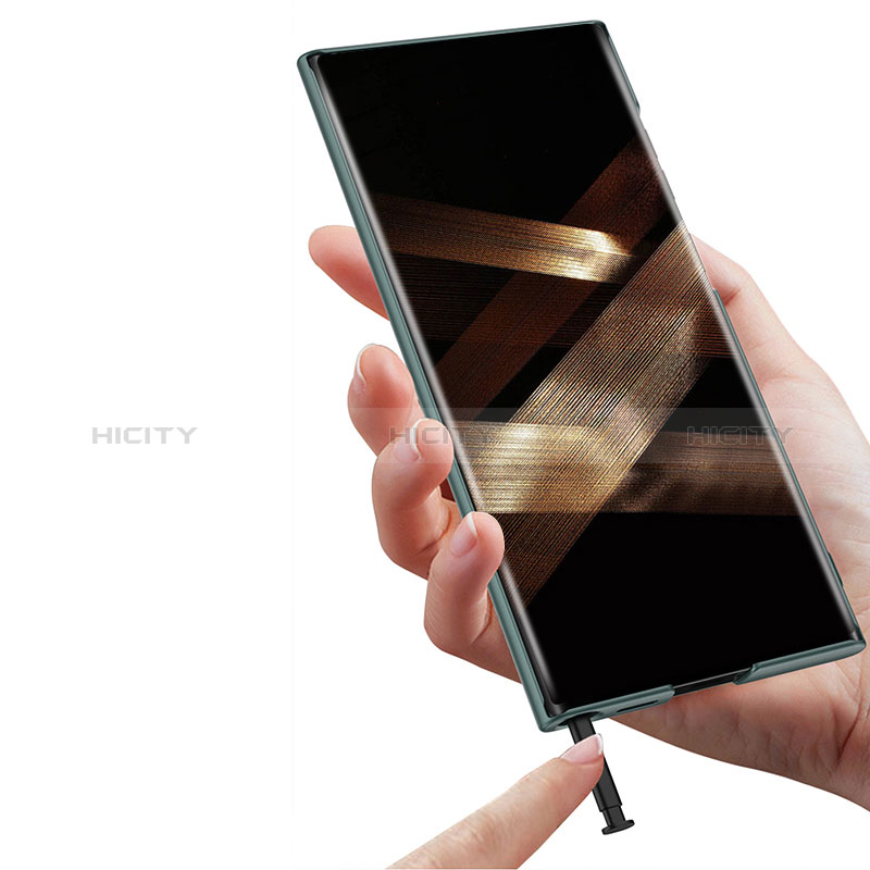 Funda Dura Plastico Rigida Carcasa Mate con Soporte AC1 para Samsung Galaxy S24 Ultra 5G