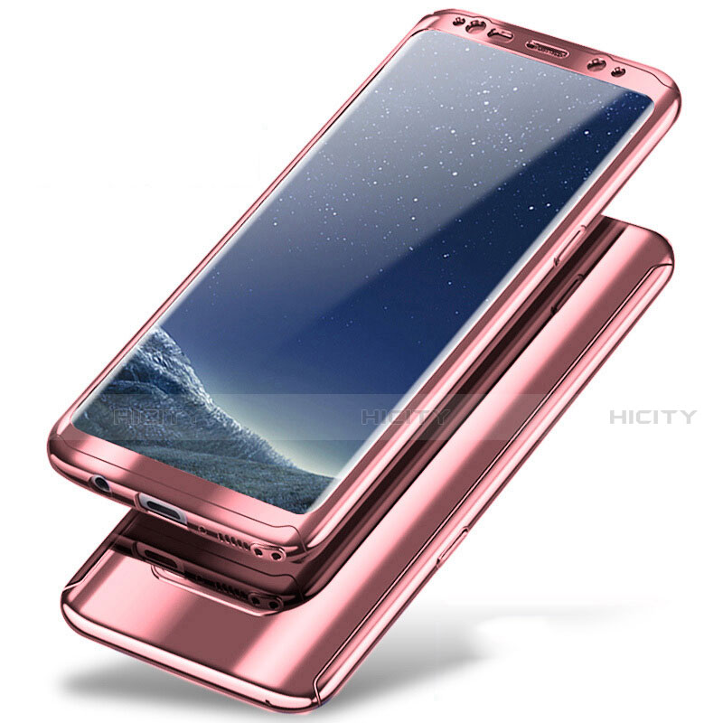 Funda Dura Plastico Rigida Carcasa Mate Frontal y Trasera 360 Grados A01 para Samsung Galaxy Note 8 Duos N950F