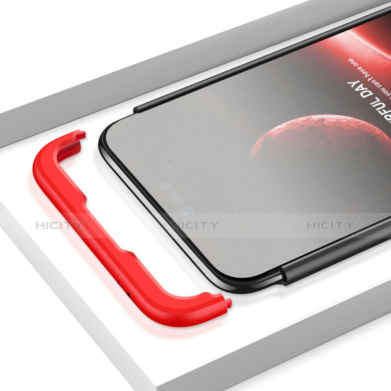 Funda Dura Plastico Rigida Carcasa Mate Frontal y Trasera 360 Grados con Anillo de dedo Soporte para Huawei Honor 10 Lite