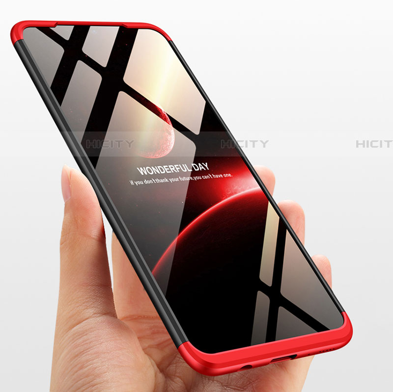 Funda Dura Plastico Rigida Carcasa Mate Frontal y Trasera 360 Grados con Anillo de dedo Soporte para Samsung Galaxy A70S