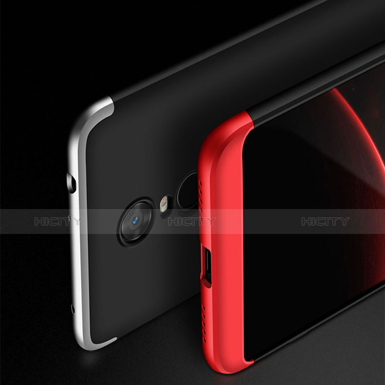 Funda Dura Plastico Rigida Carcasa Mate Frontal y Trasera 360 Grados con Anillo de dedo Soporte para Xiaomi Redmi 5 Plus