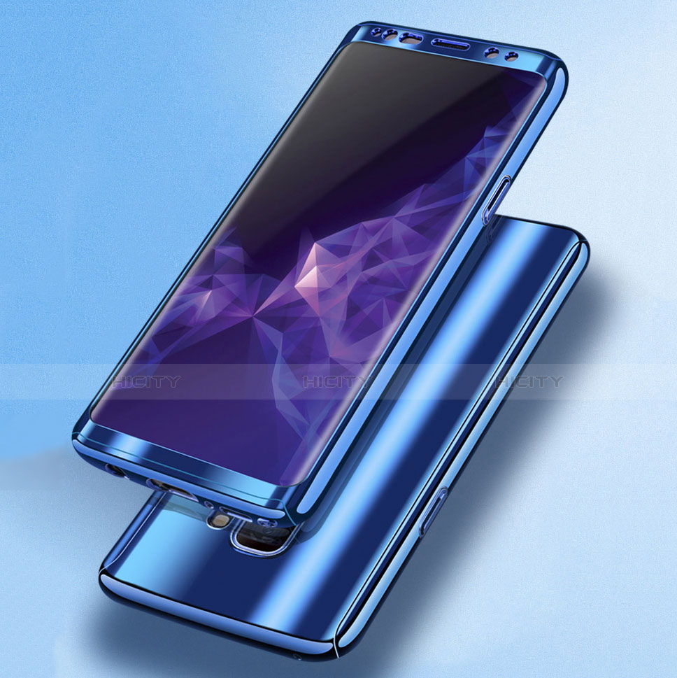 Funda Dura Plastico Rigida Carcasa Mate Frontal y Trasera 360 Grados Cover para Samsung Galaxy S9